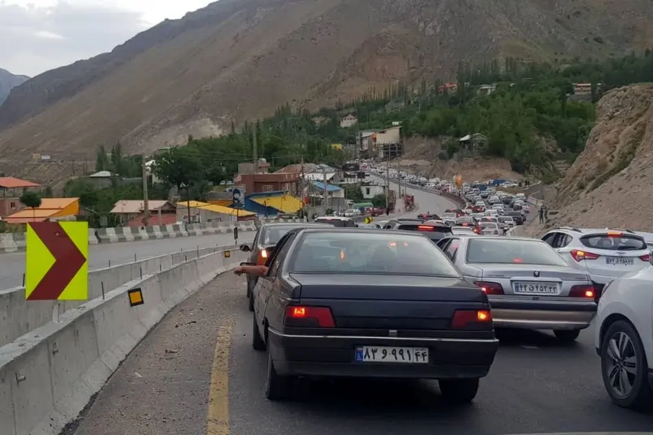 مسافران جاده هراز بخوانند؛ ترافیک سنگین در این محدوده
