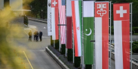 آغاز نشست چهارجانبه ایران، آمریکا، قطر و پاکستان در سوئیس