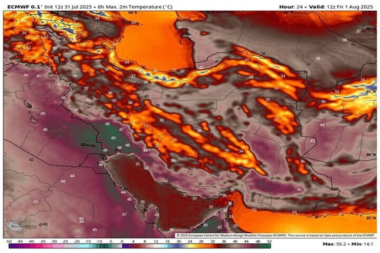 هشدار هواشناسی برای این ۱۰ استان؛ گرما جهنمی در راه است